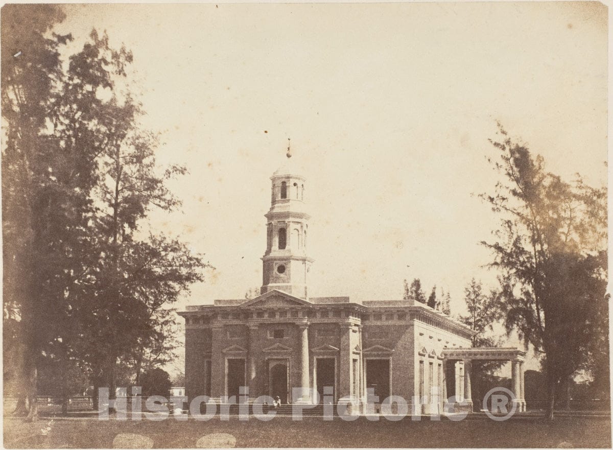 Photo Print : Captain R. B. Hill - Dum Dum Church 2 : Vintage Wall Art