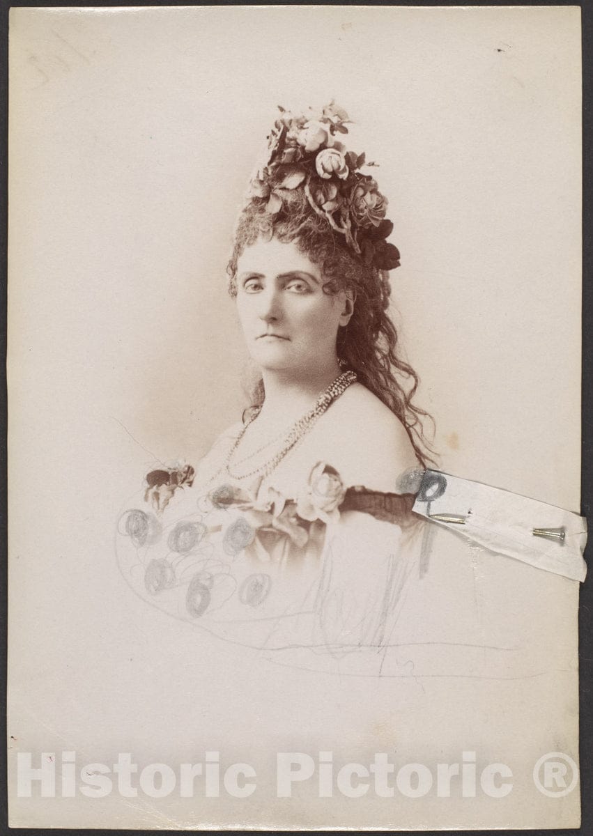 Photo Print : Pierre-Louis Pierson - Countess de Castiglione 5 : Vintage Wall Art