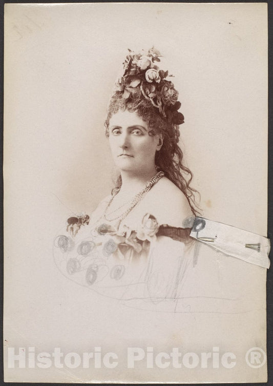 Photo Print : Pierre-Louis Pierson - Countess de Castiglione 5 : Vintage Wall Art