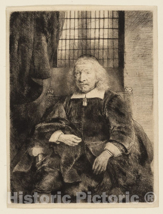 Art Print : Thomas Haaringh (Old Haaringh), Rembrandt Harmenszoon Van Rijn, c.1855, Vintage Wall Decor :