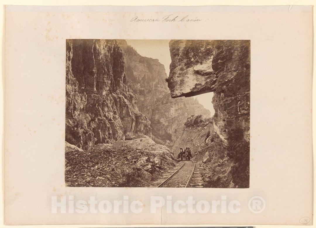 Photo Print : Charles Roscoe Savage - American Fork Canyon : Vintage Wall Art