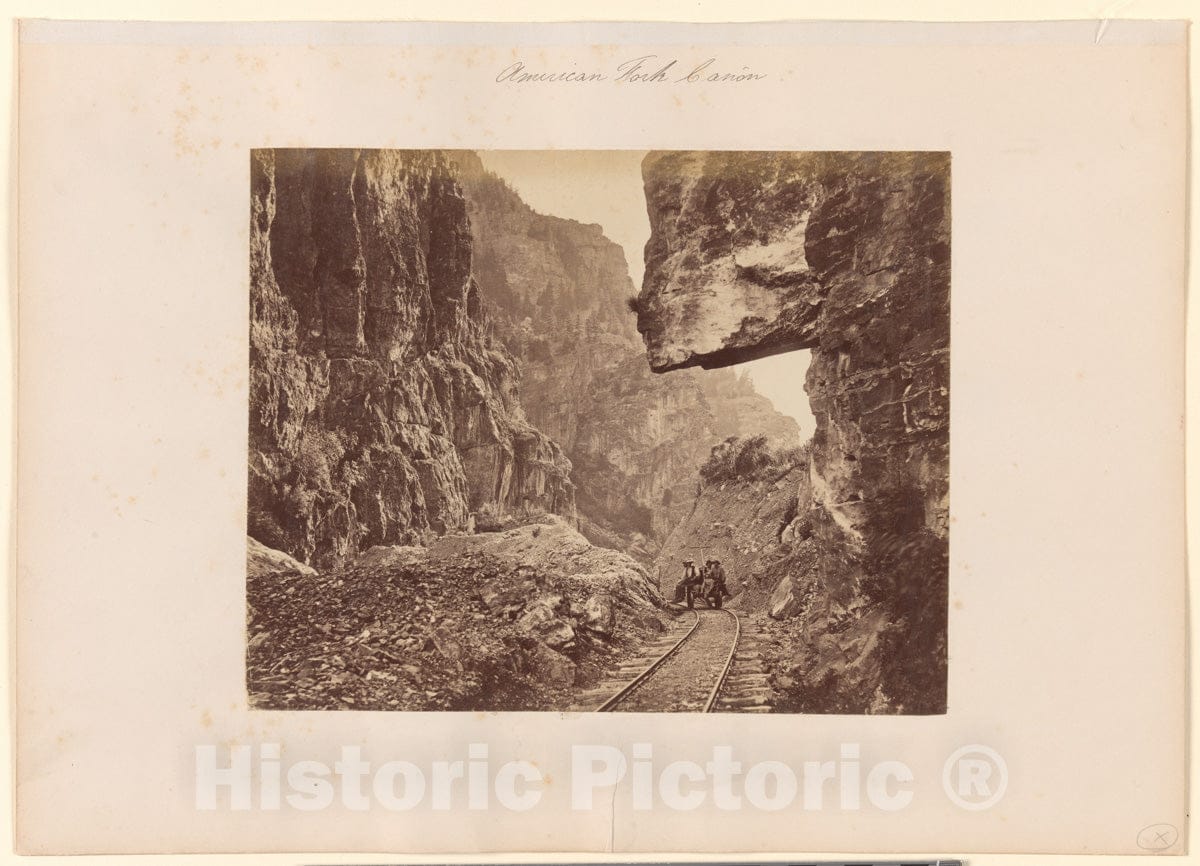 Photo Print : Charles Roscoe Savage - American Fork Canyon : Vintage Wall Art