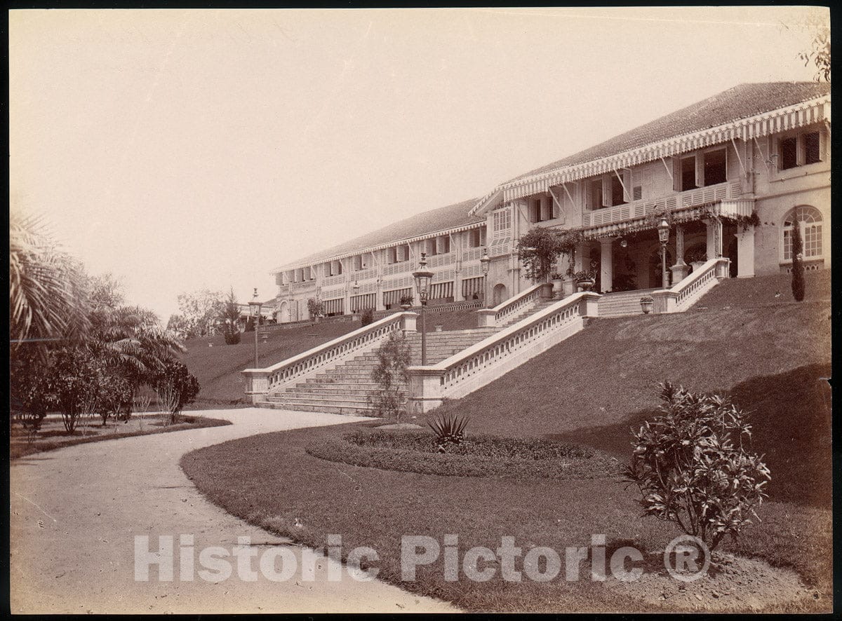 Photo Print : Sultan's Palace, Lahore : Vintage Wall Art