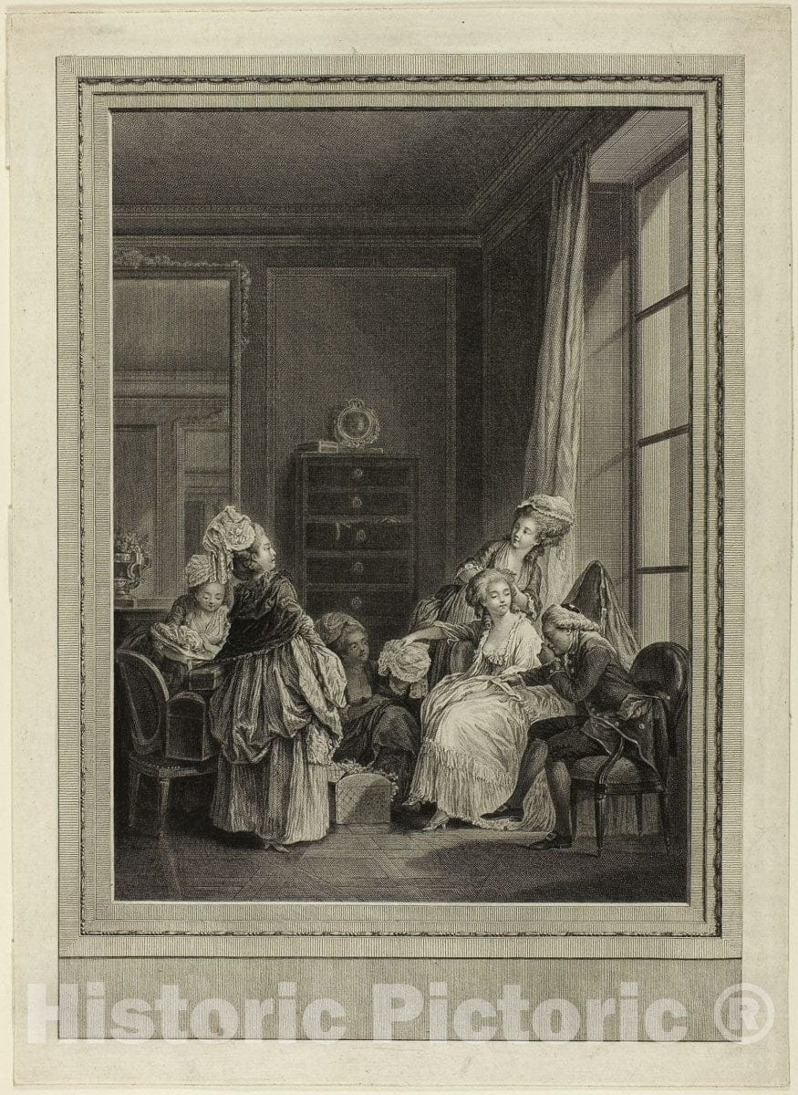 Art Print : The Director, Nicolas Joseph Voyez, c.1735, Vintage Wall Decor :
