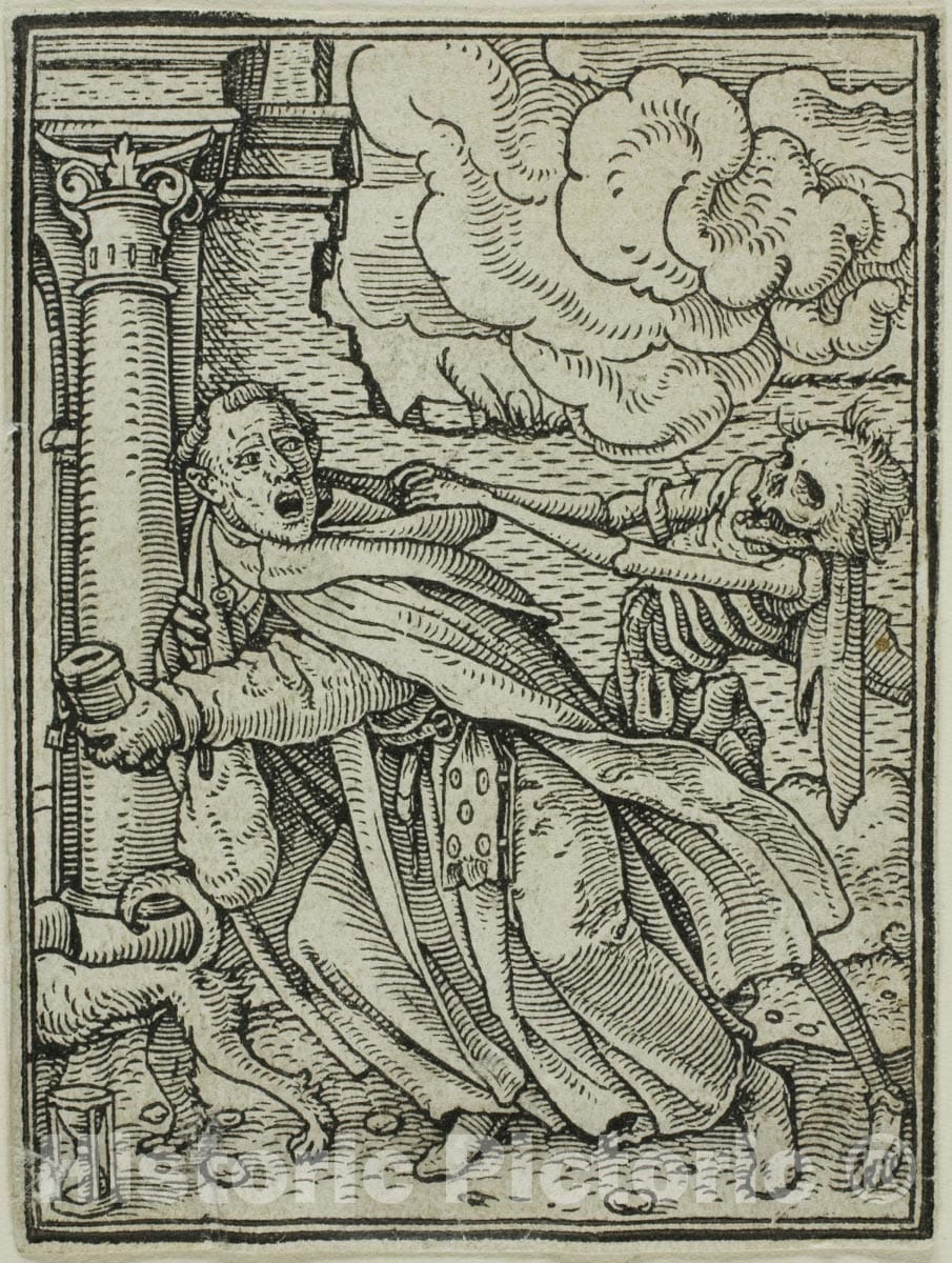Art Print : The Monk, Hans Holbein, the younger, c 1921, Vintage Wall Decor :