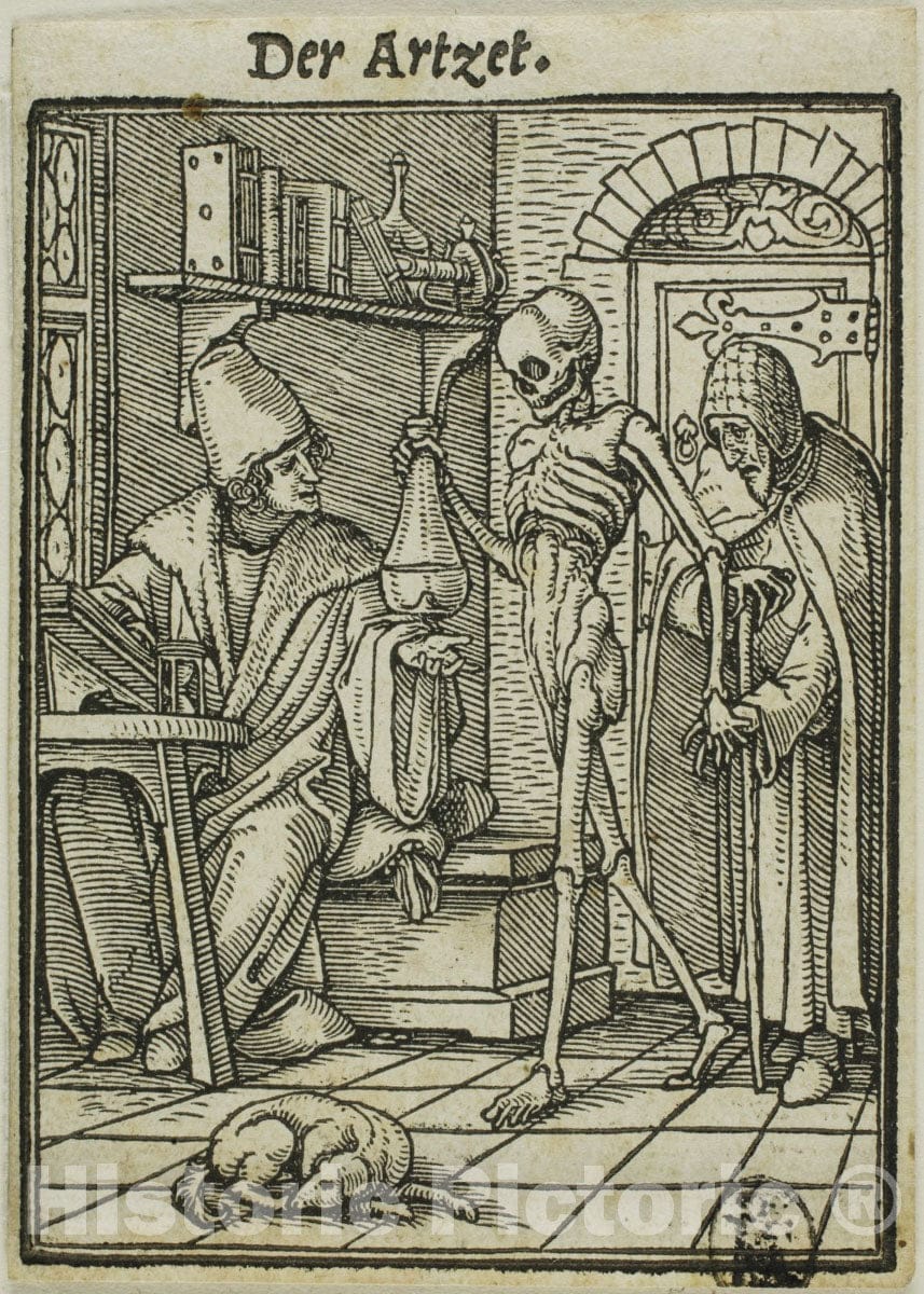 Art Print : The Physician, Hans Holbein, the younger, c 1921, Vintage Wall Decor :