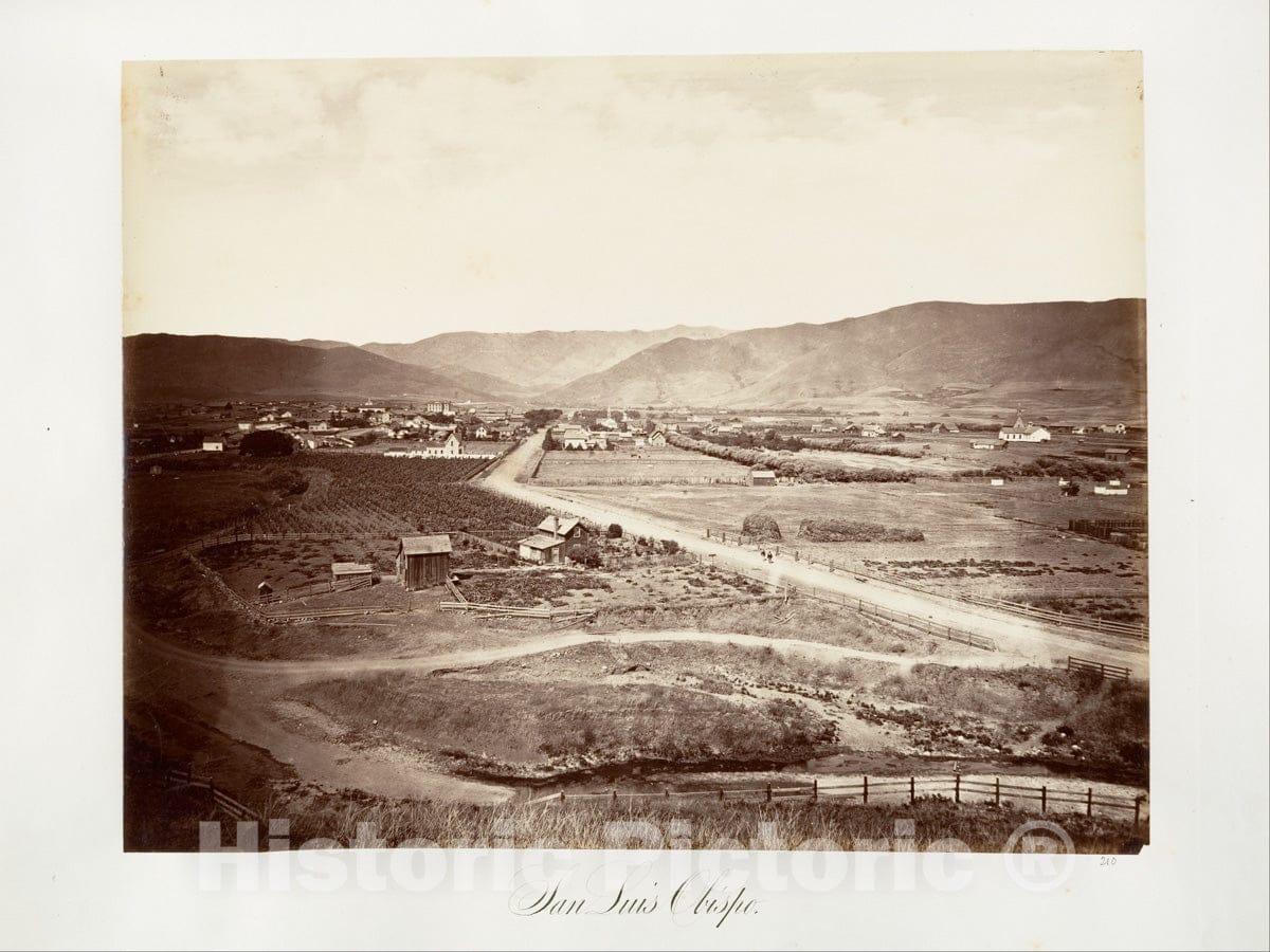 Photo Print : Carleton E. Watkins - San Luis Obispo : Vintage Wall Art