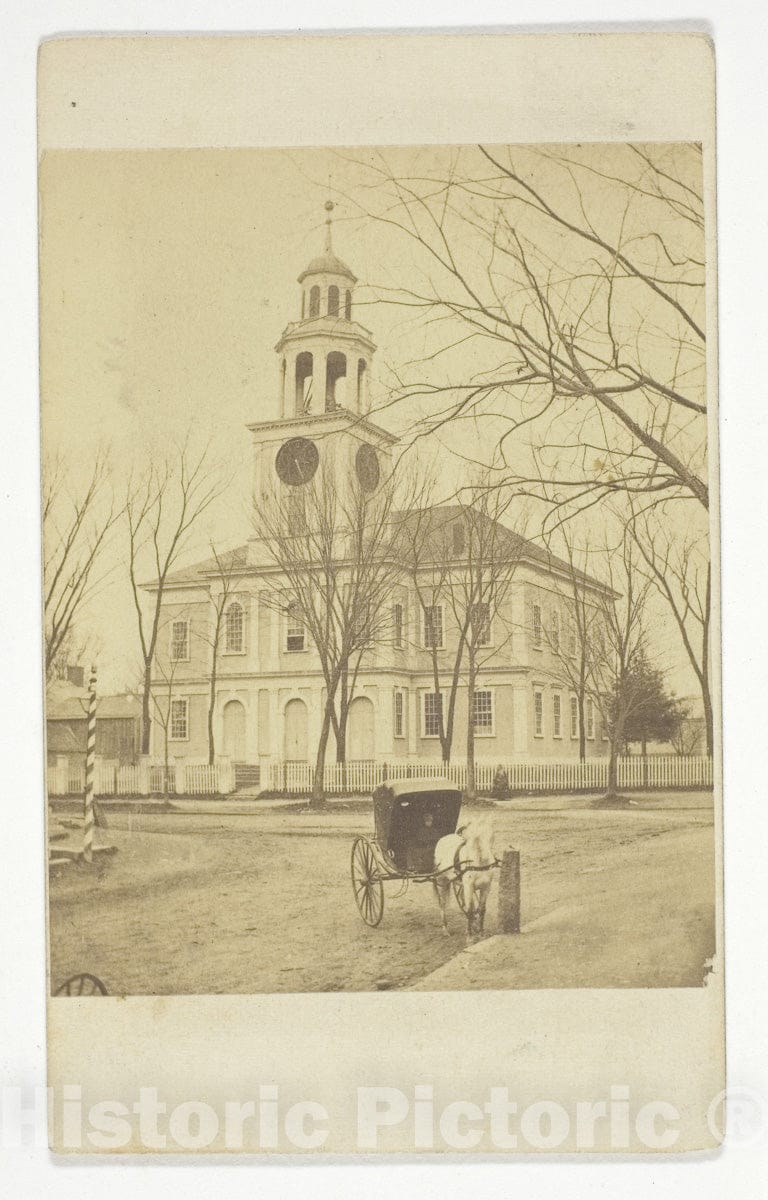 Art Photo : Untitled (church exterior), W. N. Hobbs, c 1954, Vintage Wall Decor :