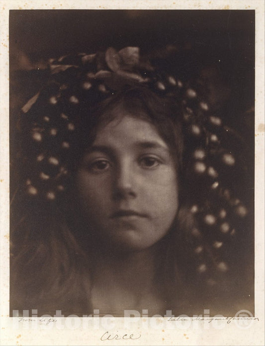 Photo Print : Julia Margaret Cameron - Circe : Vintage Wall Art