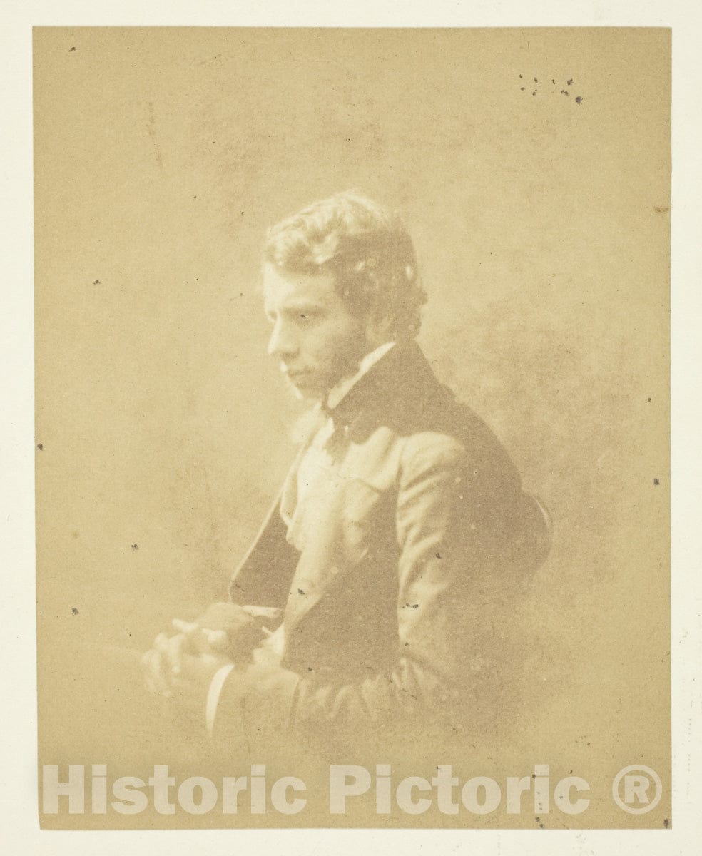 Art Photo : Untitled, David Octavius Hill, c 1844, Vintage Wall Decor :