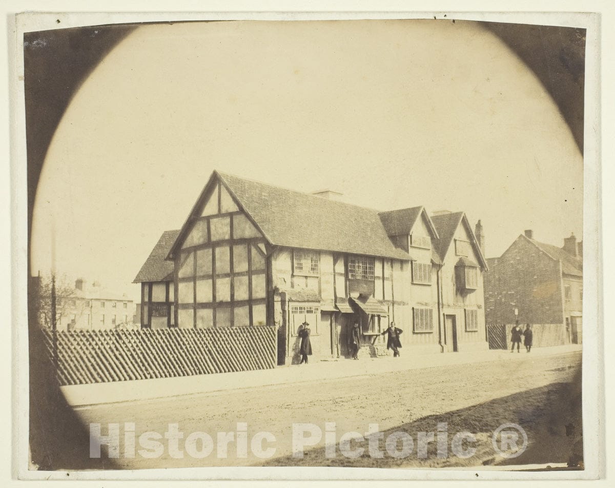 Art Photo : Untitled (Unidentified Building), Unknown, c.1860, Vintage Wall Decor :