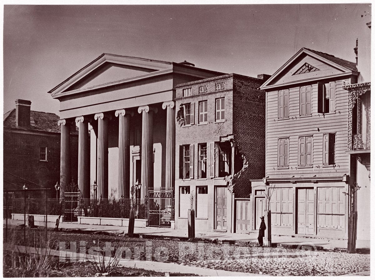 Photo Print : George N. Barnard - Hibernian Hall, Charleston : Vintage Wall Art