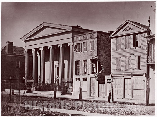 Photo Print : George N. Barnard - Hibernian Hall, Charleston : Vintage Wall Art