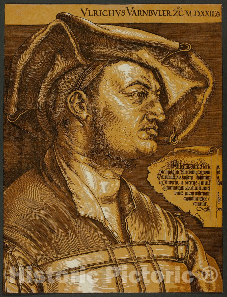 Art Print : Ulrich VarnbÃ¼ler, Albrecht DÃ¼rer, c.1514, Vintage Wall Decor :
