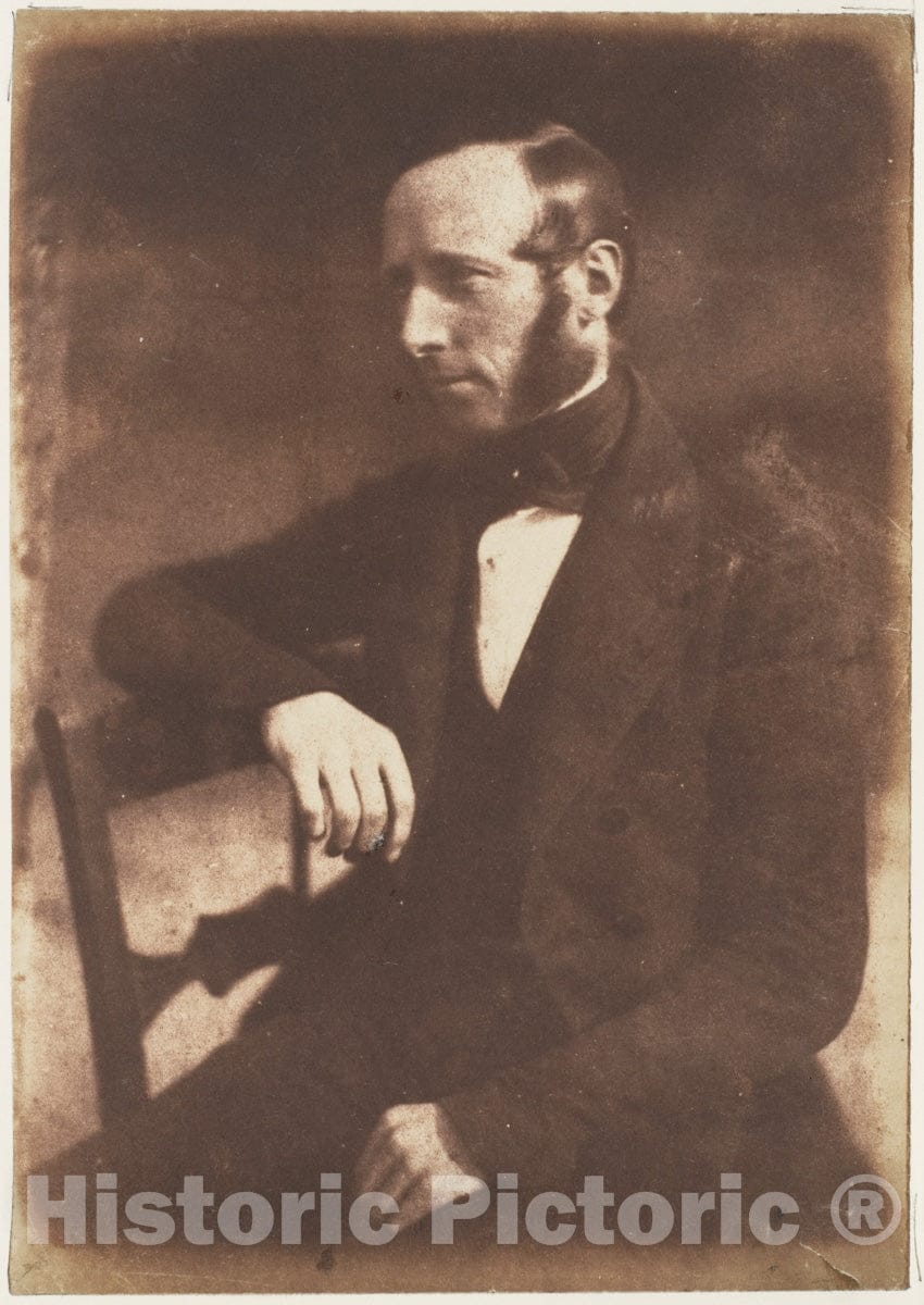 Photo Print : Hill and Adamson - Man 2 : Vintage Wall Art