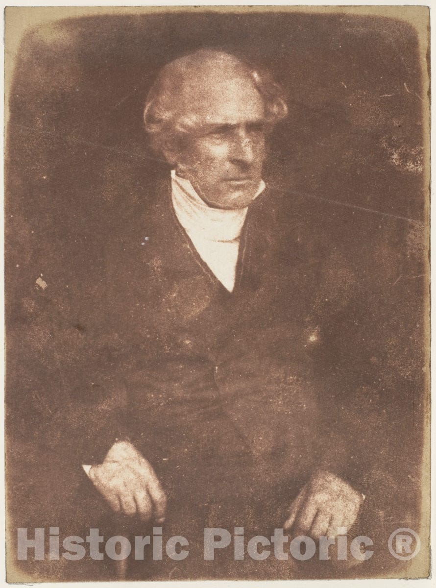 Photo Print : Hill and Adamson - Rev. Thomas Jollie, Bowden : Vintage Wall Art