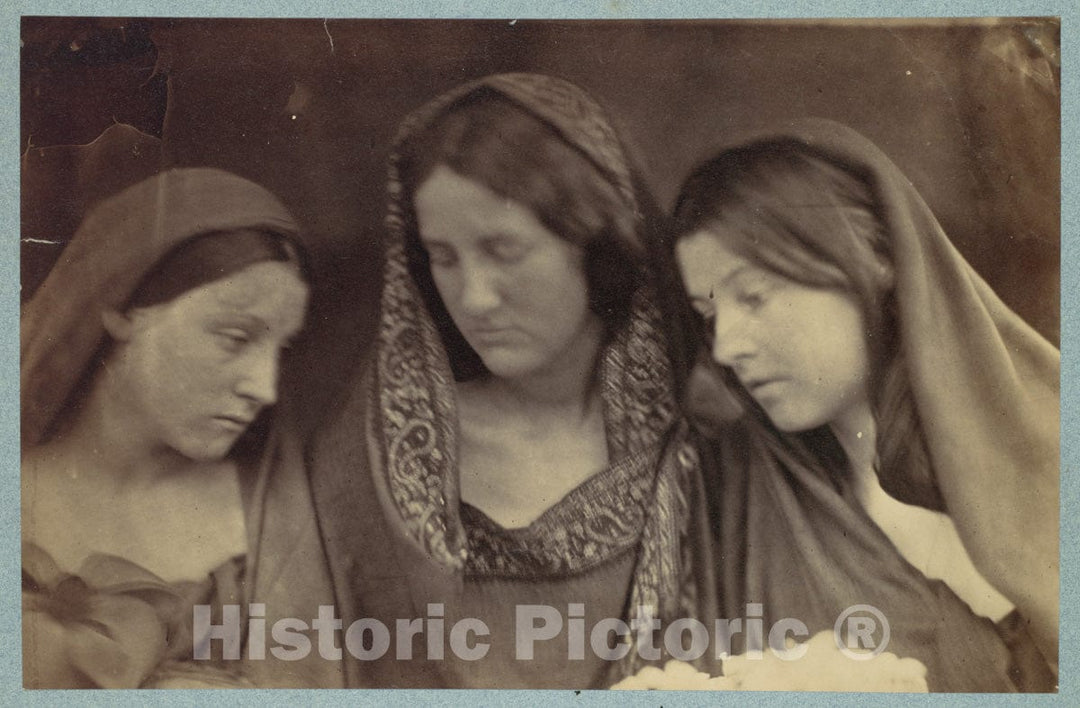 Photo Print : Julia Margaret Cameron - Daughters of Jerusalem : Vintage Wall Art