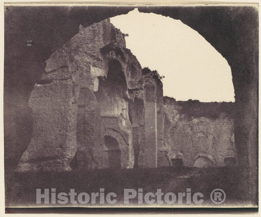 Photo Print : Basilica of Constantine, Rome : Vintage Wall Art