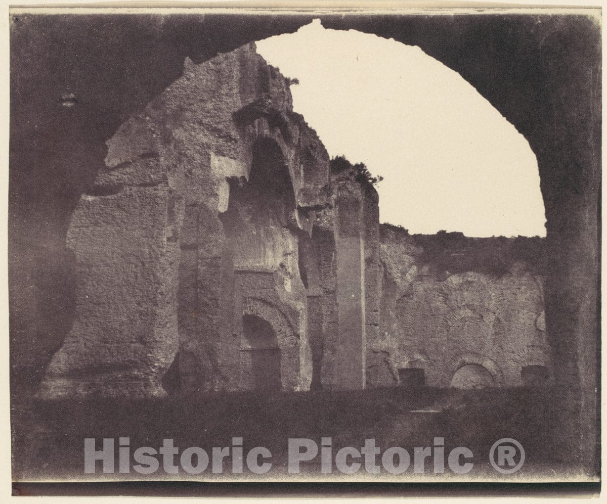 Photo Print : Basilica of Constantine, Rome : Vintage Wall Art