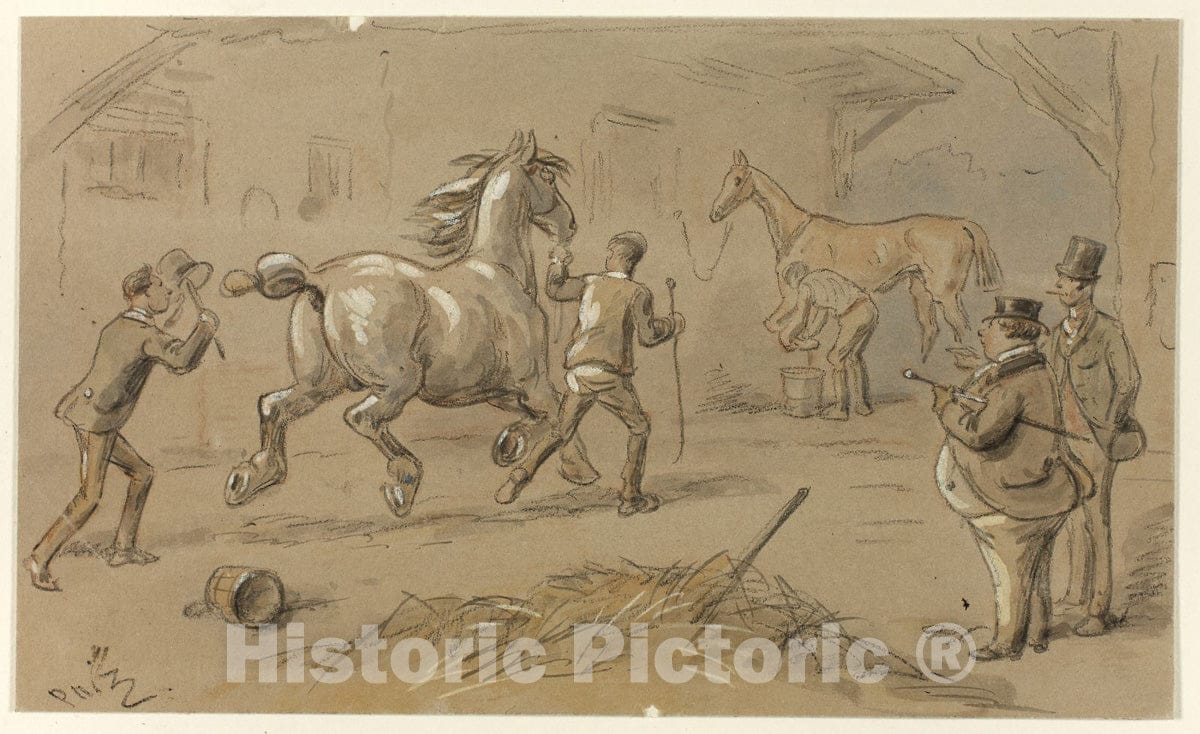 Art Print : Just Up to Your Weight, Hablot Knight Browne, c.1906, Vintage Wall Decor :
