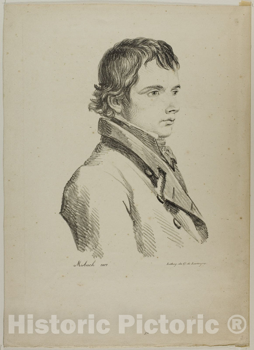 Art Print : Portrait of a Man, Constant Misbach, c 1912, Vintage Wall Decor :