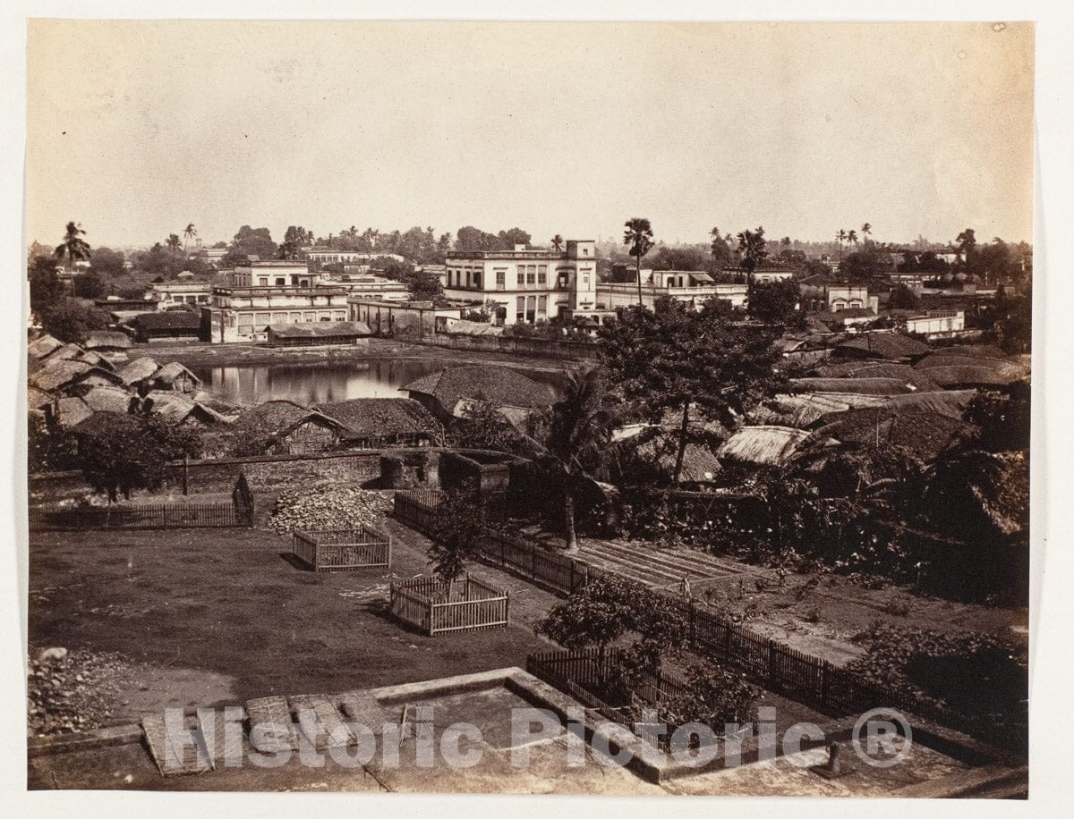 Photo Print : View in Calcutta 1 : Vintage Wall Art