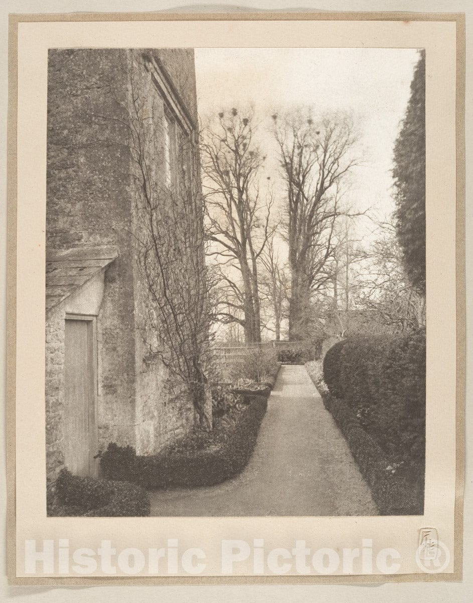 Art Print : Frederick H. Evans - Garden, Front 1 : Vintage Wall Art