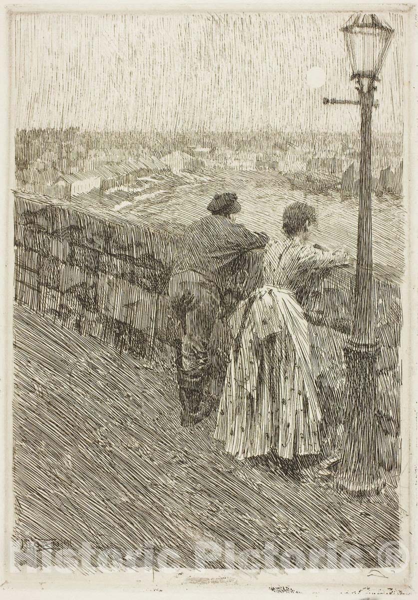 Art Print : Fisherman at Saint Ives, Anders Zorn, c.1908, Vintage Wall Decor :