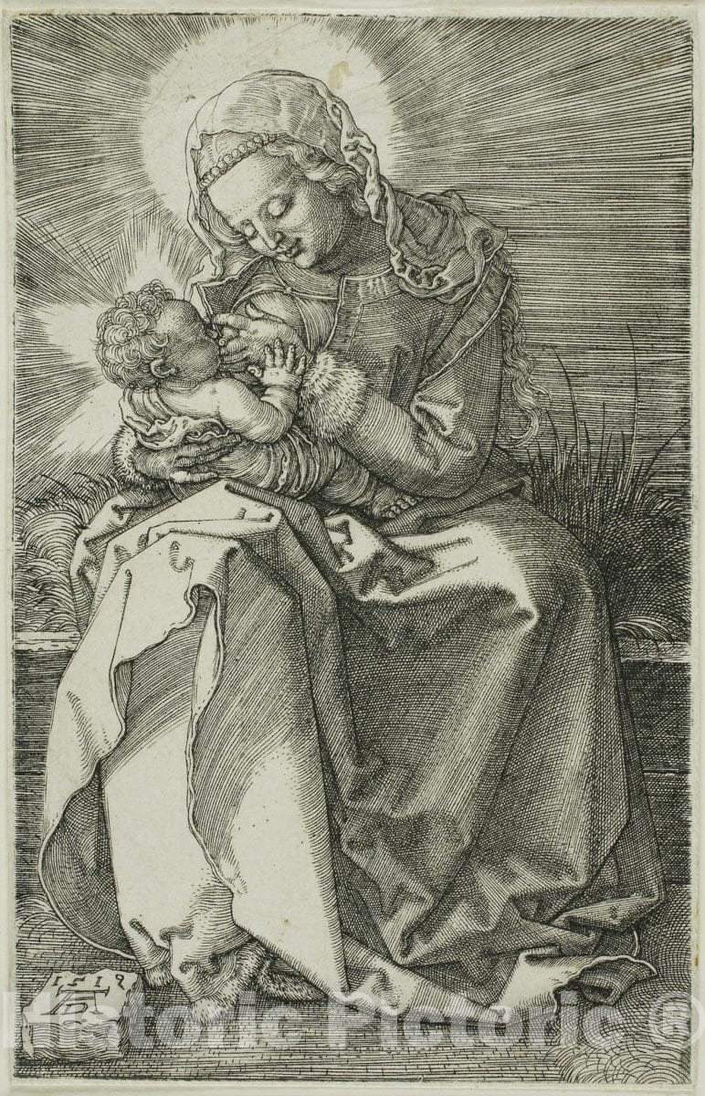 Art Print : Madonna Nursing, Albrecht DÃ¼rer, c.1514, Vintage Wall Decor :