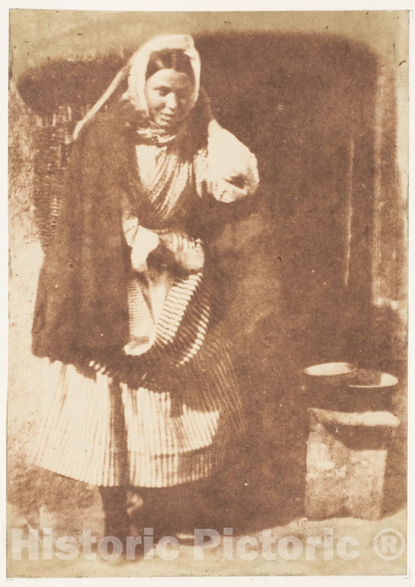 Photo Print : Hill and Adamson - Newhaven Fishwife 5 : Vintage Wall Art