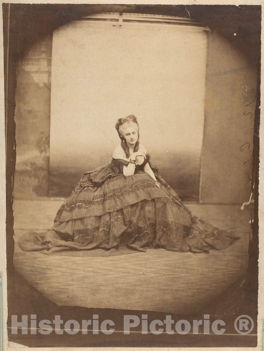 Photo Print : Pierre-Louis Pierson - Countess de Castiglione 6 : Vintage Wall Art