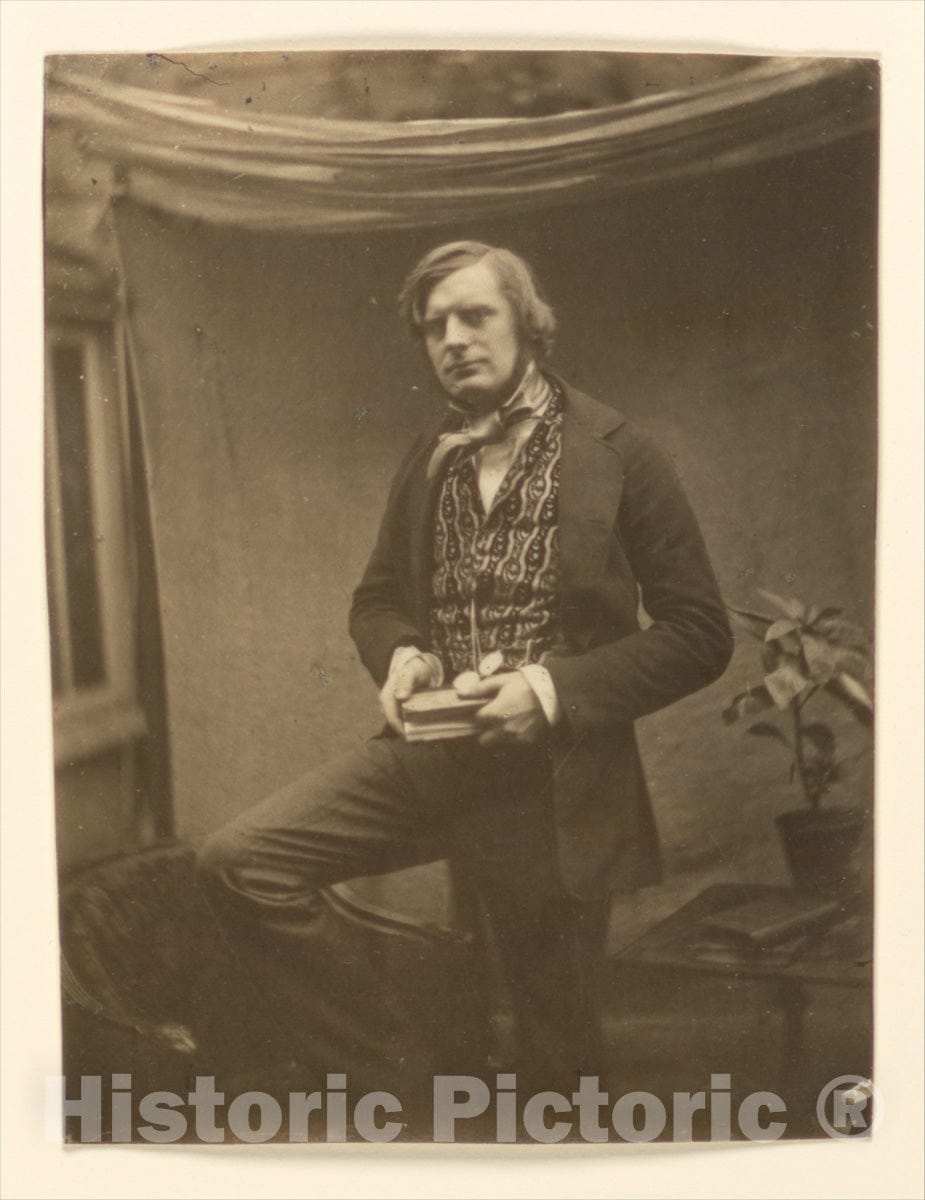 Photo Print : Roger Fenton - Self-Portrait : Vintage Wall Art