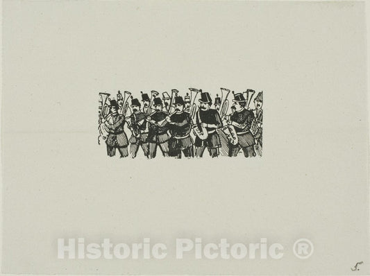 Art Print : The Band, Jose Guadalupe Posada, c 1966, Vintage Wall Decor :