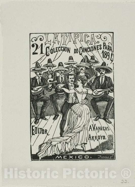 Art Print : The "Typical", Jose Guadalupe Posada, c 1911, Vintage Wall Decor :