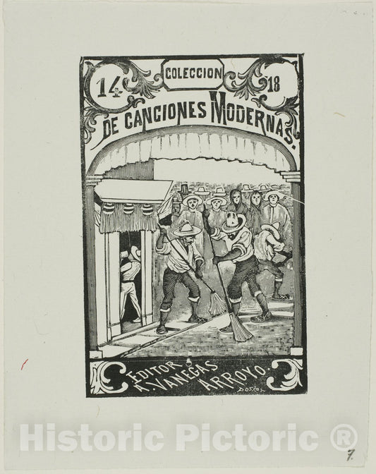 Art Print : The Streetcleaners, Jose Guadalupe Posada, c.1892, Vintage Wall Decor :