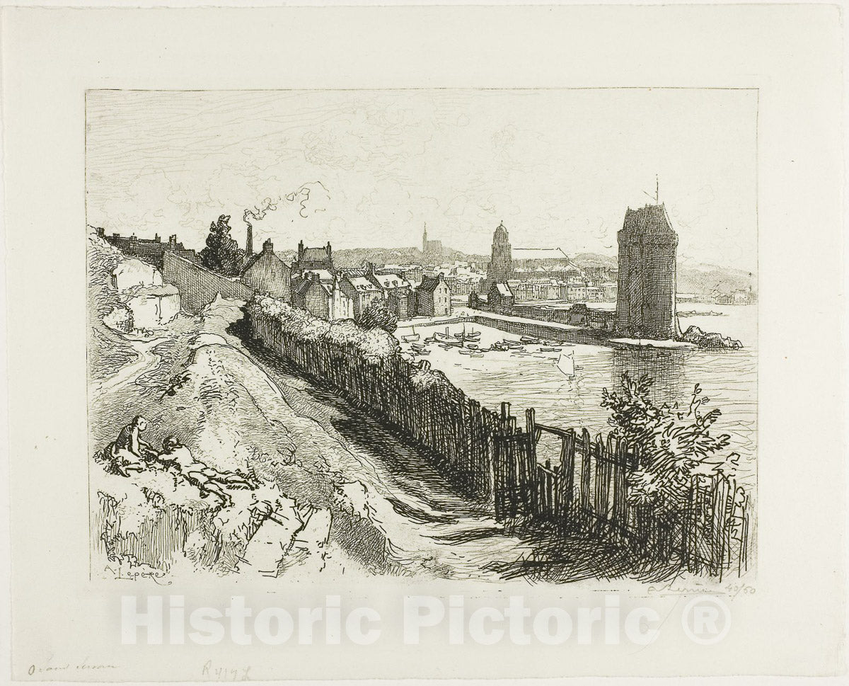 Art Print : Saint-Servan, Louis Auguste LepÃ¨re, c.1913, Vintage Wall Decor :