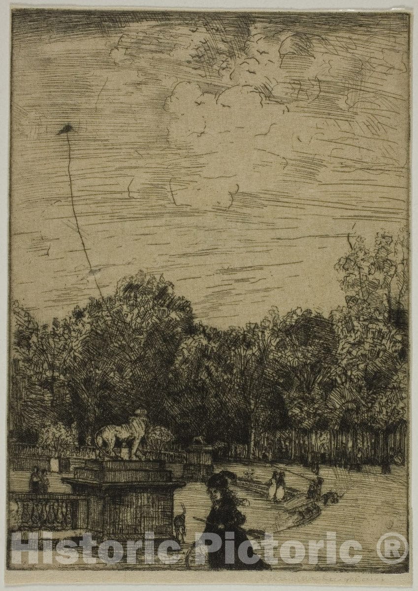 Art Print : The Kite, Donald Shaw MacLaughlan, c 1910, Vintage Wall Decor :