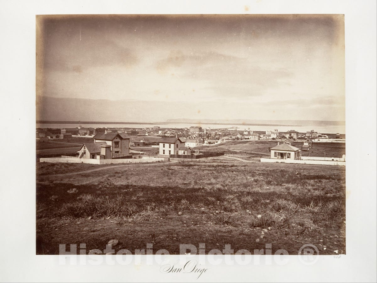 Photo Print : Carleton E. Watkins - San Diego : Vintage Wall Art