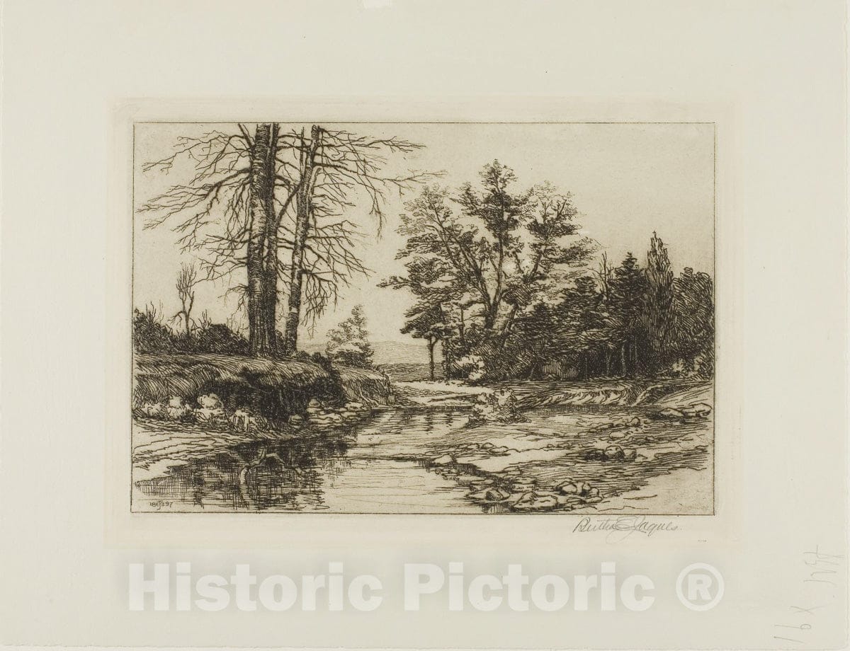 Art Print : Jackson Hollow, Bertha E. Jaques, c 1625, Vintage Wall Decor :