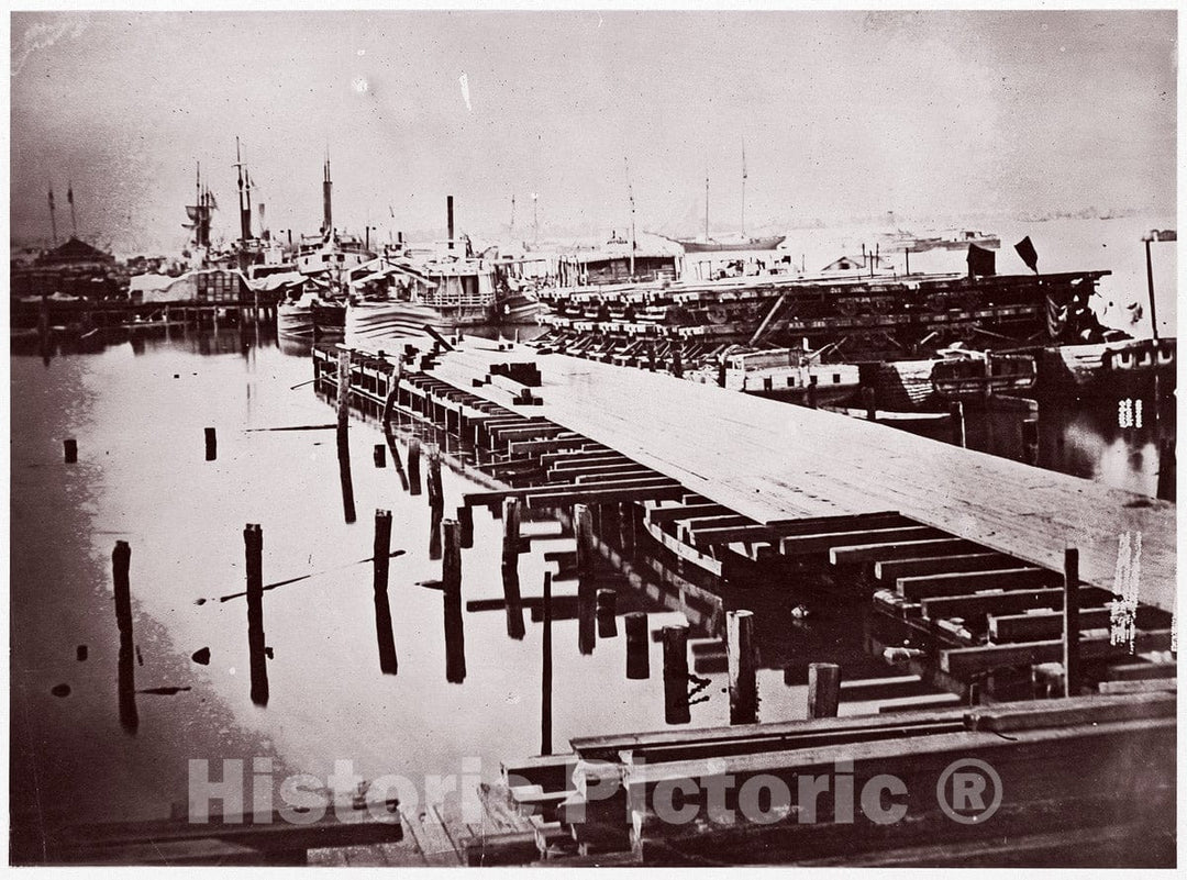 Photo Print : Andrew Joseph Russell - City Point, Virginia 2 : Vintage Wall Art