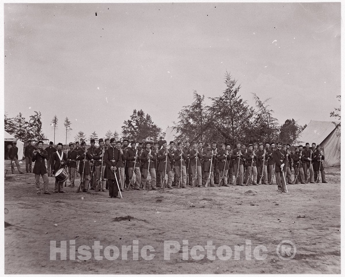 Photo Print : Formerly Mathew B. Brady - 30th Pennsylvania Infantry 1 : Vintage Wall Art