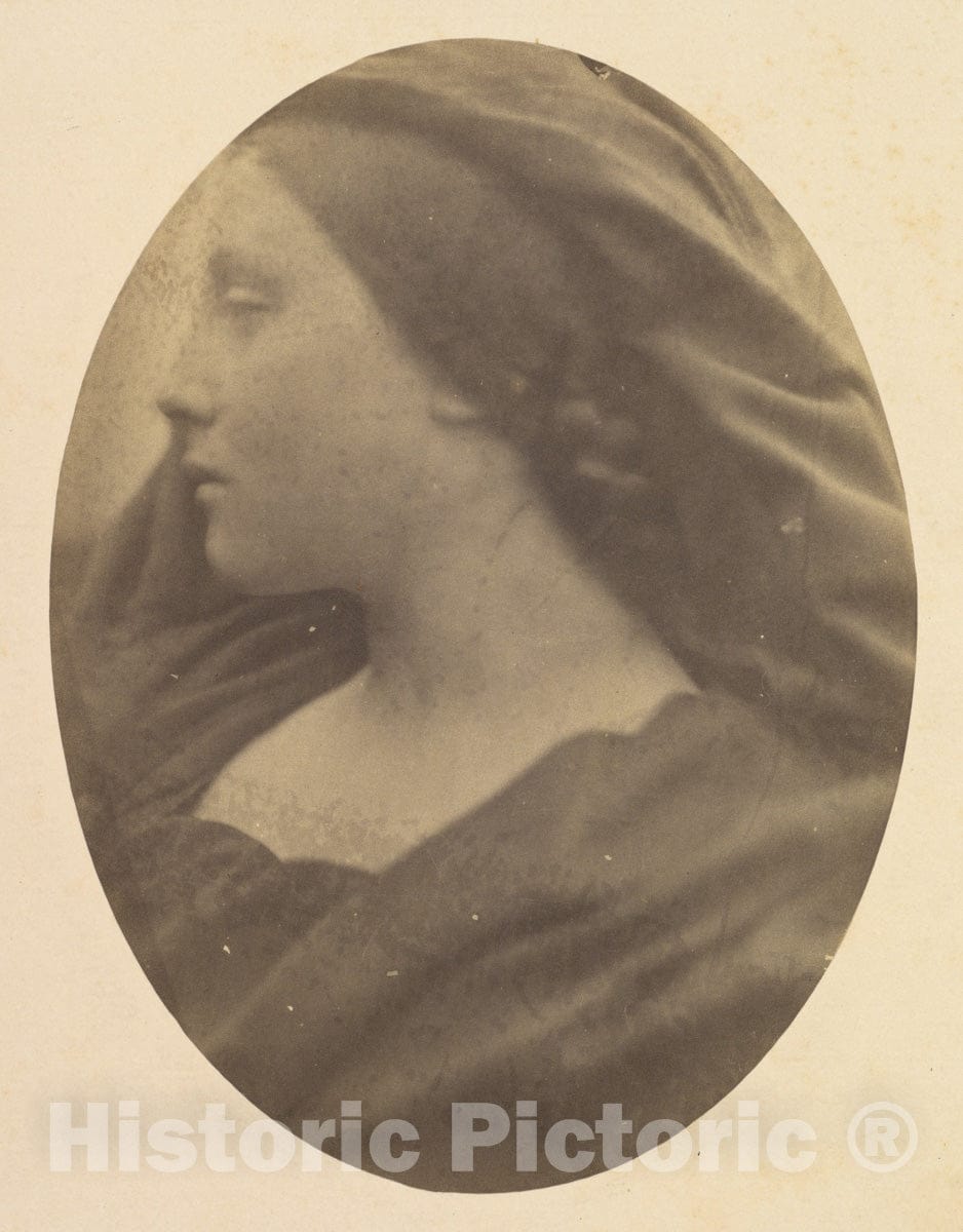 Photo Print : Julia Margaret Cameron - Mary Hillier : Vintage Wall Art