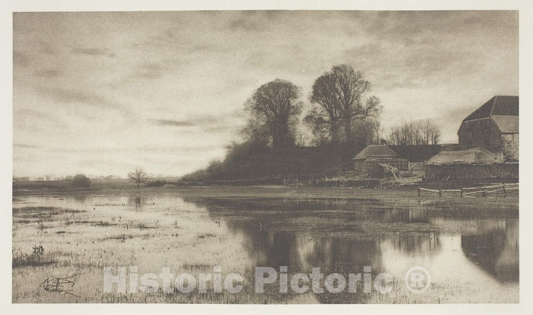 Art Photo : Eventide, J. B. B. Wellington, c 1888, Vintage Wall Decor :