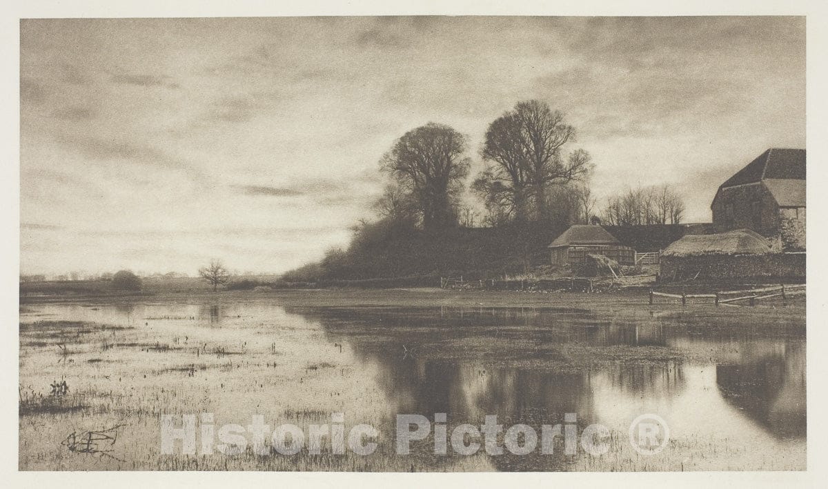 Art Photo : Eventide, J. B. B. Wellington, c 1888, Vintage Wall Decor :