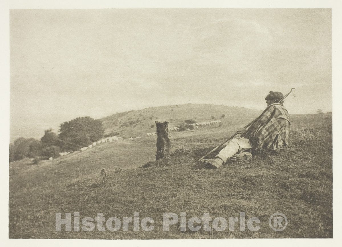 Art Photo : A Pastoral, B. Gay Wilkinson, c 1933, Vintage Wall Decor :