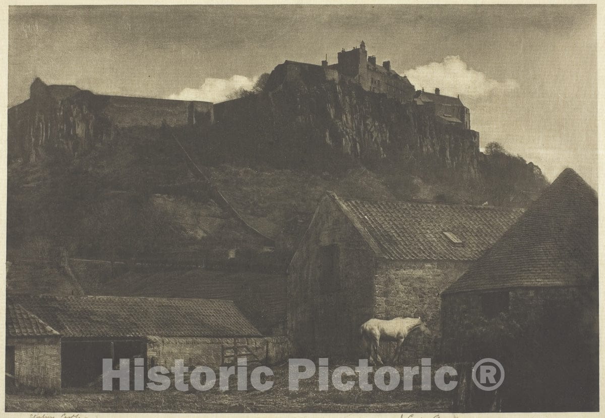 Art Photo : Stirling Castle, James Craig Annan, c.1903, Vintage Wall Decor :