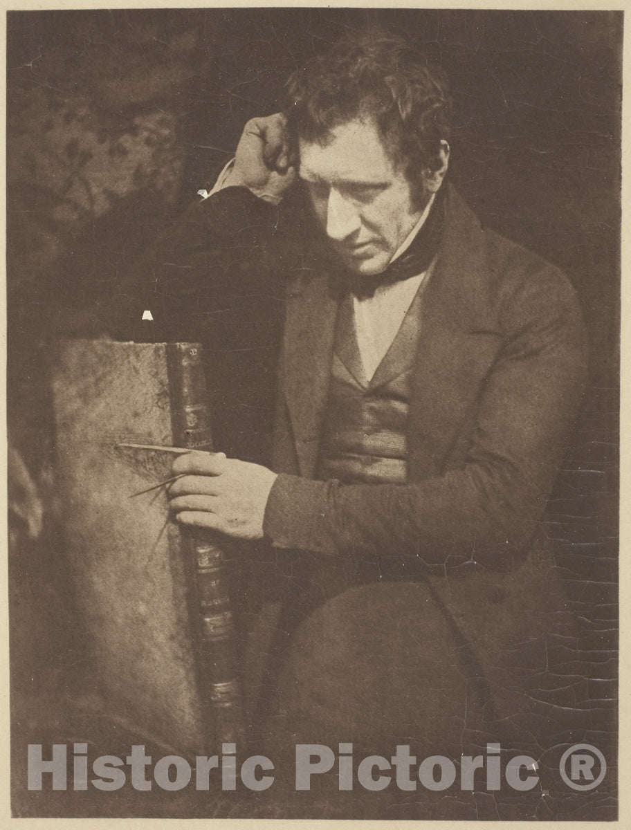 Art Photo : Portrait of James Nasmyth, David Octavius Hill, c 1884, Vintage Wall Decor :