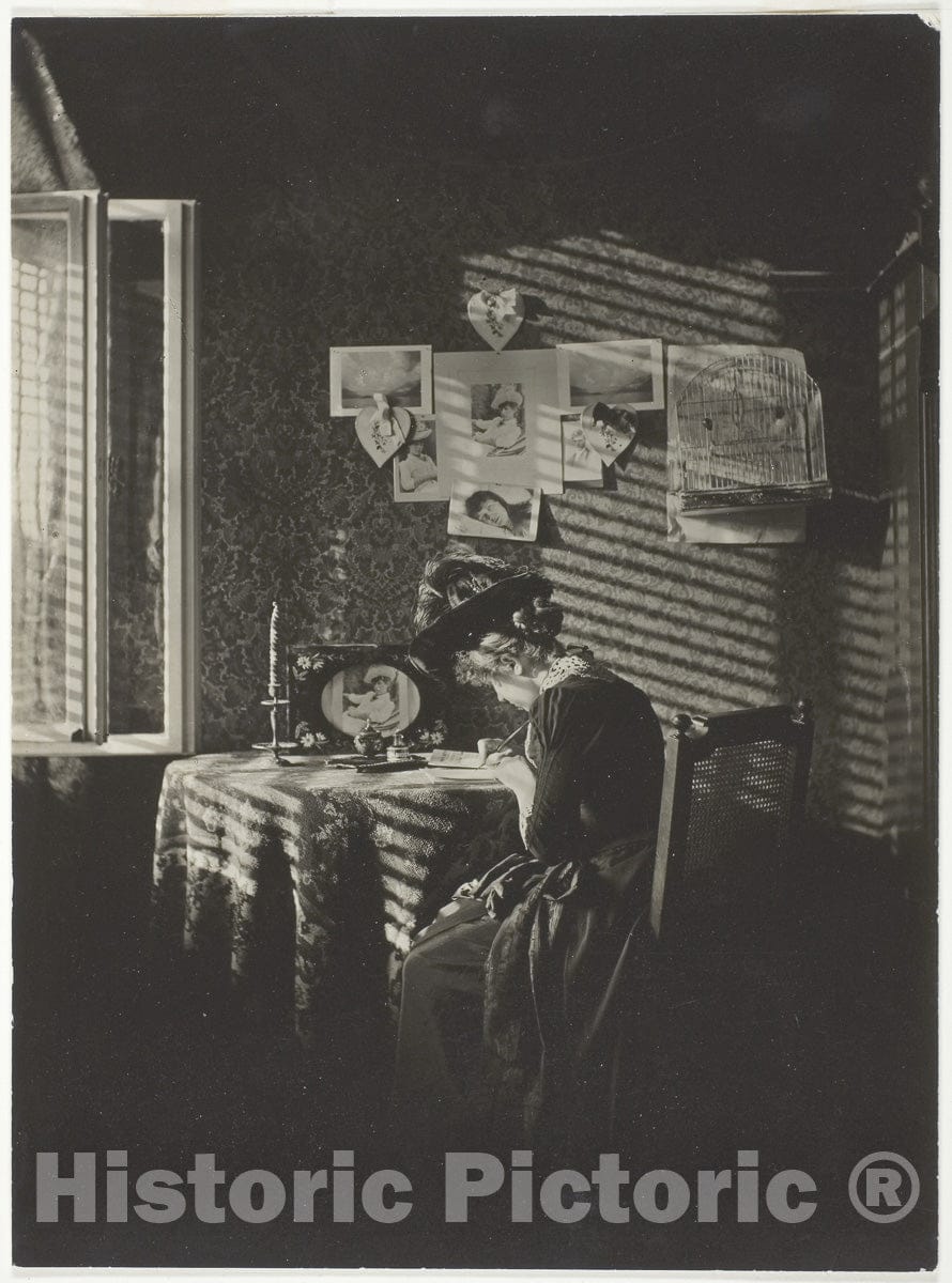 Art Photo : Sun RaysÂ—Paula, Berlin, Alfred Stieglitz, c 1889, Vintage Wall Decor :