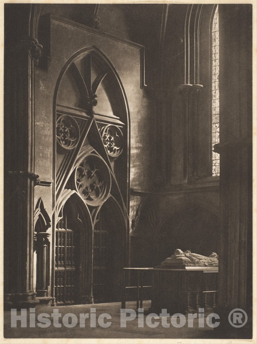 Photo Print : Frederick H. Evans - in Sure and Certain Hope. York Minster : Vintage Wall Art