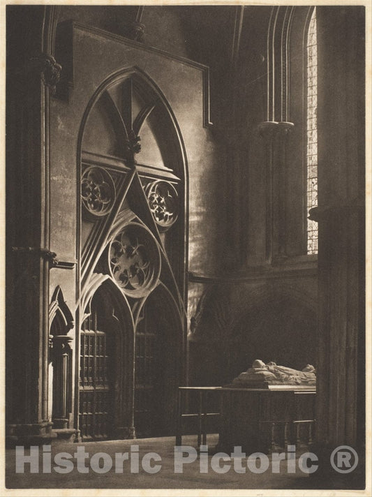 Photo Print : Frederick H. Evans - in Sure and Certain Hope. York Minster : Vintage Wall Art